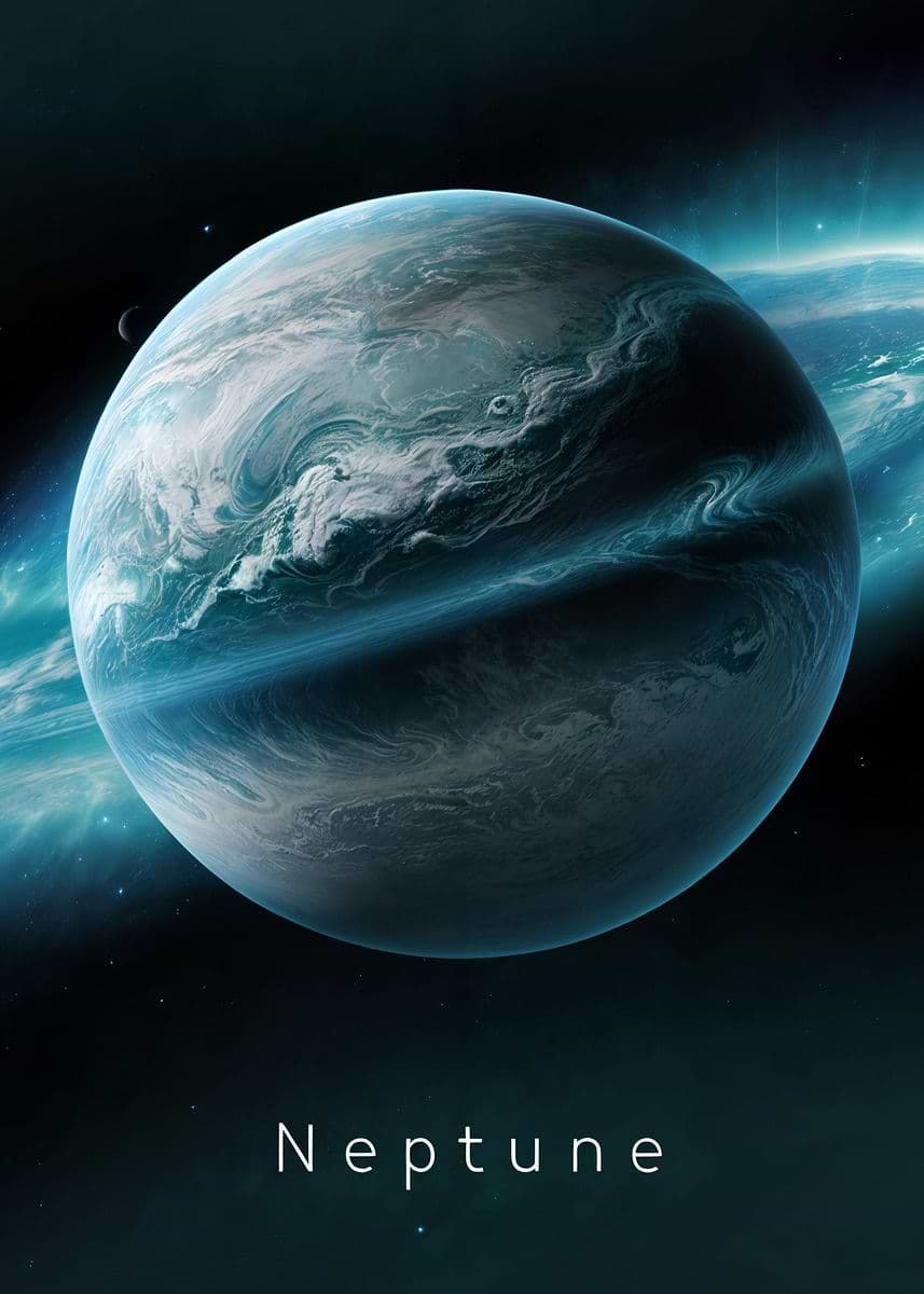 Neptune deep blue storms