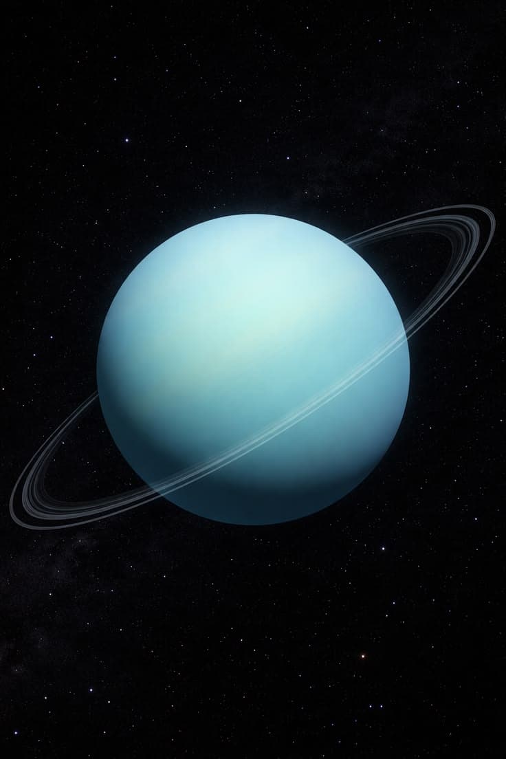 Uranus blue-green haze